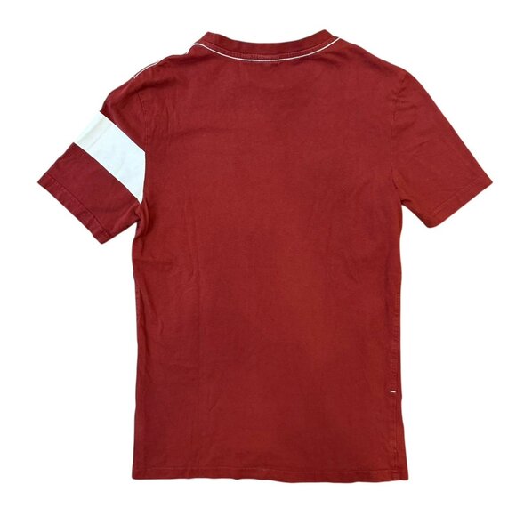 G Star Raw Shirt Mens Small Graphic 13 Slim Red Short Sleeve - Picture 3 of 6